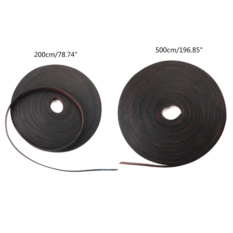 Đai thời gian mở 2M 5M GT2 Chiều rộng 2 mm Sợi thủy tinh cao su rộng 9mm Phù hợp cho RepRap