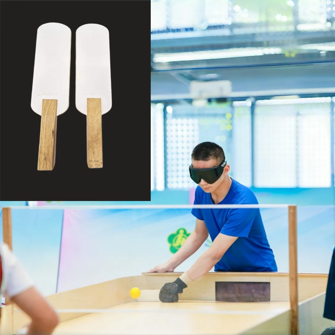 Showdown Special Table Tennis Bat for the Blind Visually Impaired People Player Ping-Pong Racket Paddle Blindman Sporting Goods