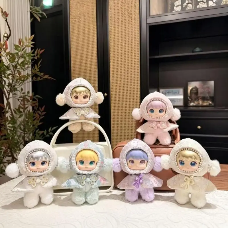 Soft Fluffy Chinese Style Cloak Vinyl Doll Pendant Exquisite Plush Hanging Decor Suitable for Girls Bag Key Chain