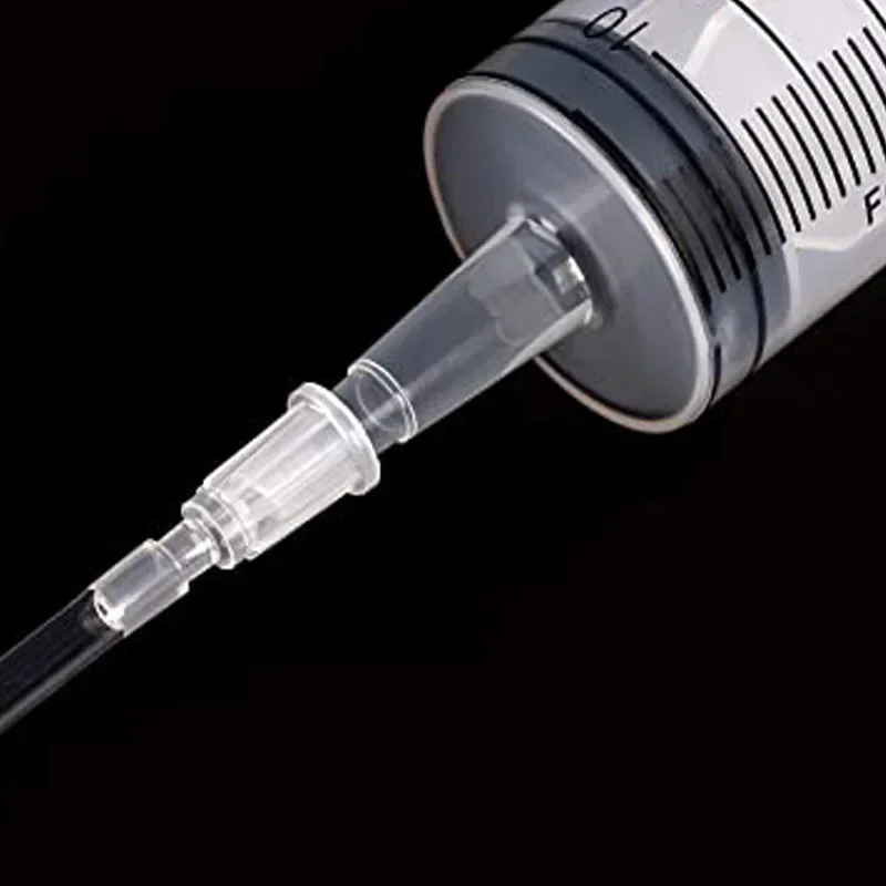 100ml Large Capacity Syringe Reusable Pump Measuring With Tube Feeding Ink Pumping Oil Feeding Enema Glue Hydroponics Syringe