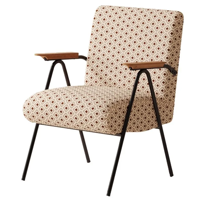 

Nordic retro sofa chair casual ins cafe small apartment living room medieval single furniture