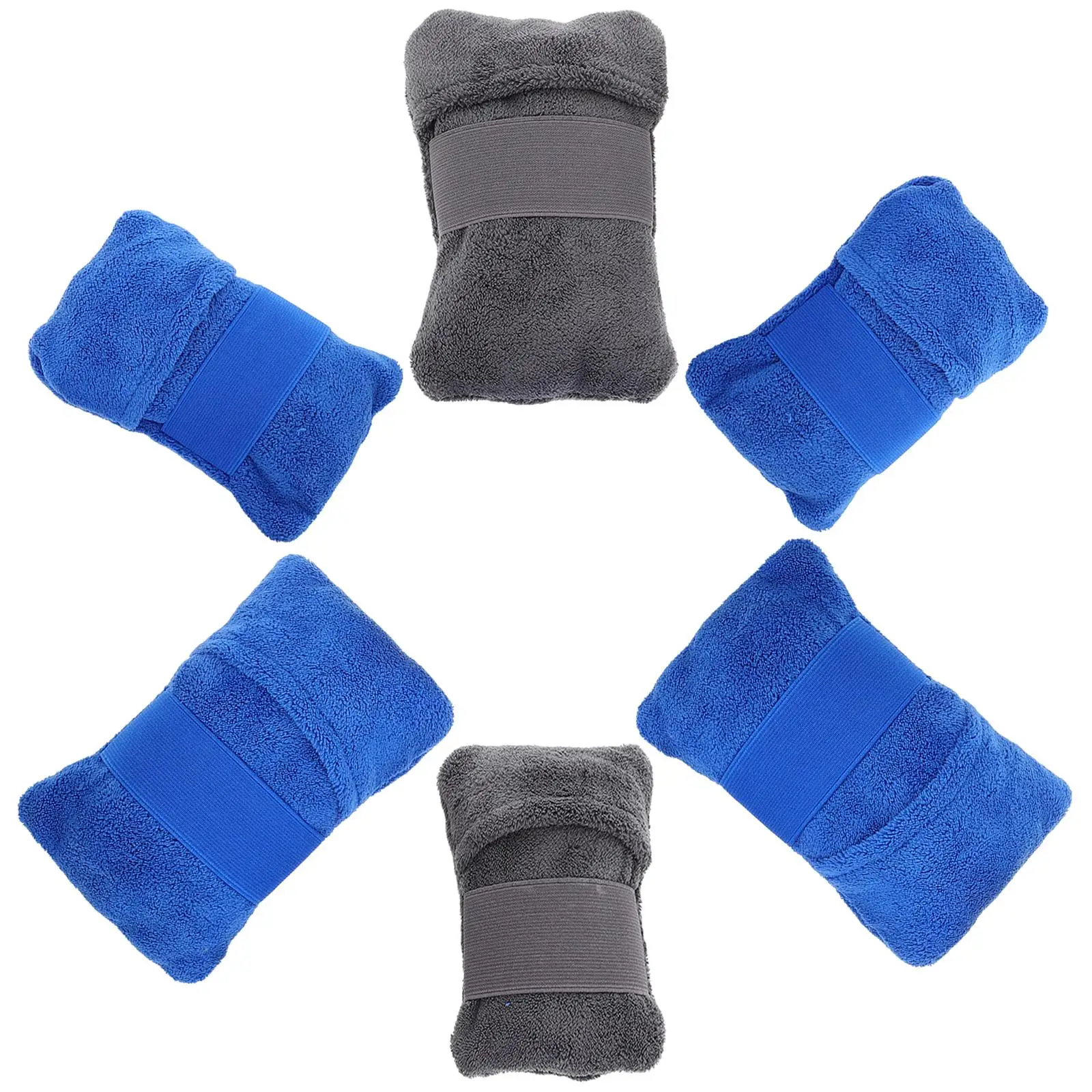 

6pcs Sand Remover Mitts Beach Cleaning Tools Removal Gloves Soft Reusable Cotton Travel Accessories Vacation Essentials Pool