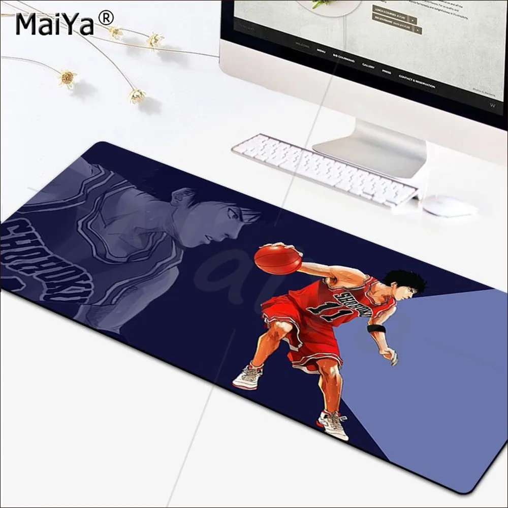 Alfombrilla de ratón SLAM DUNK, hermosa alfombrilla de ratón de goma duradera, tamaño para jugador de juegos CSGO, PC de escritorio, ordenador portátil