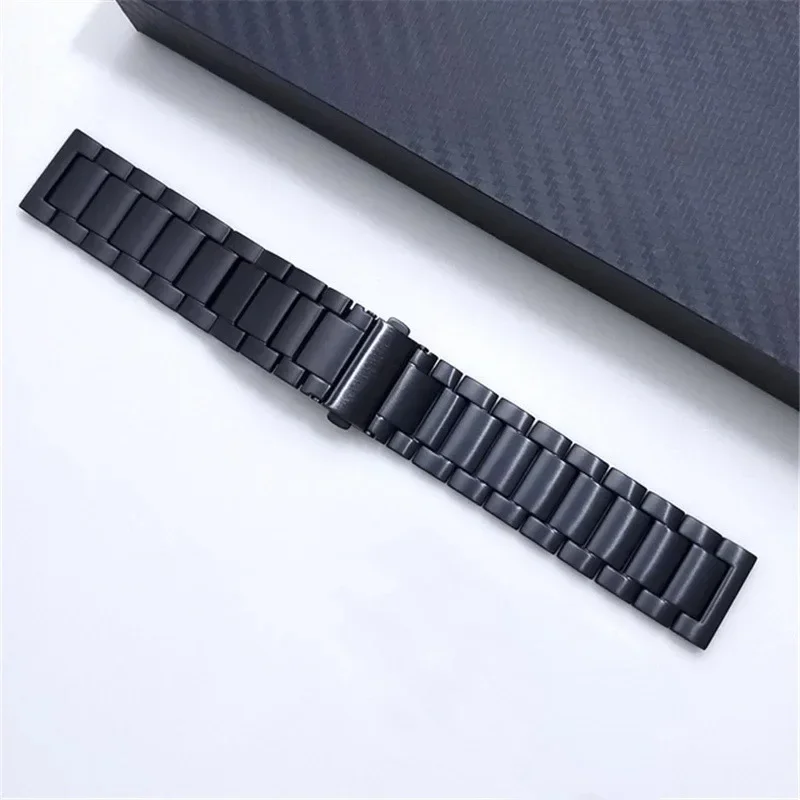 20mm Titanium Metal Strap 22mm for Huawei Watch 4pro/3 GT2 Watchband For Samsung Watch 3 45mm Luxury Business Bracelet Wristband