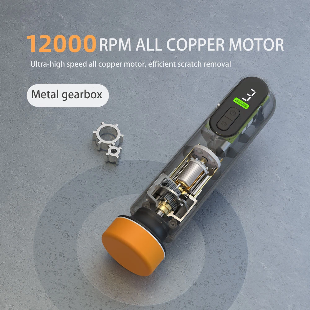 40W Auto Ceretta Lucidatura Levigatrice Palmare Auto Vernice Scratch Riparazione Macchina Parabrezza Pellicola Olio di Vetro Rimuovere Macchina