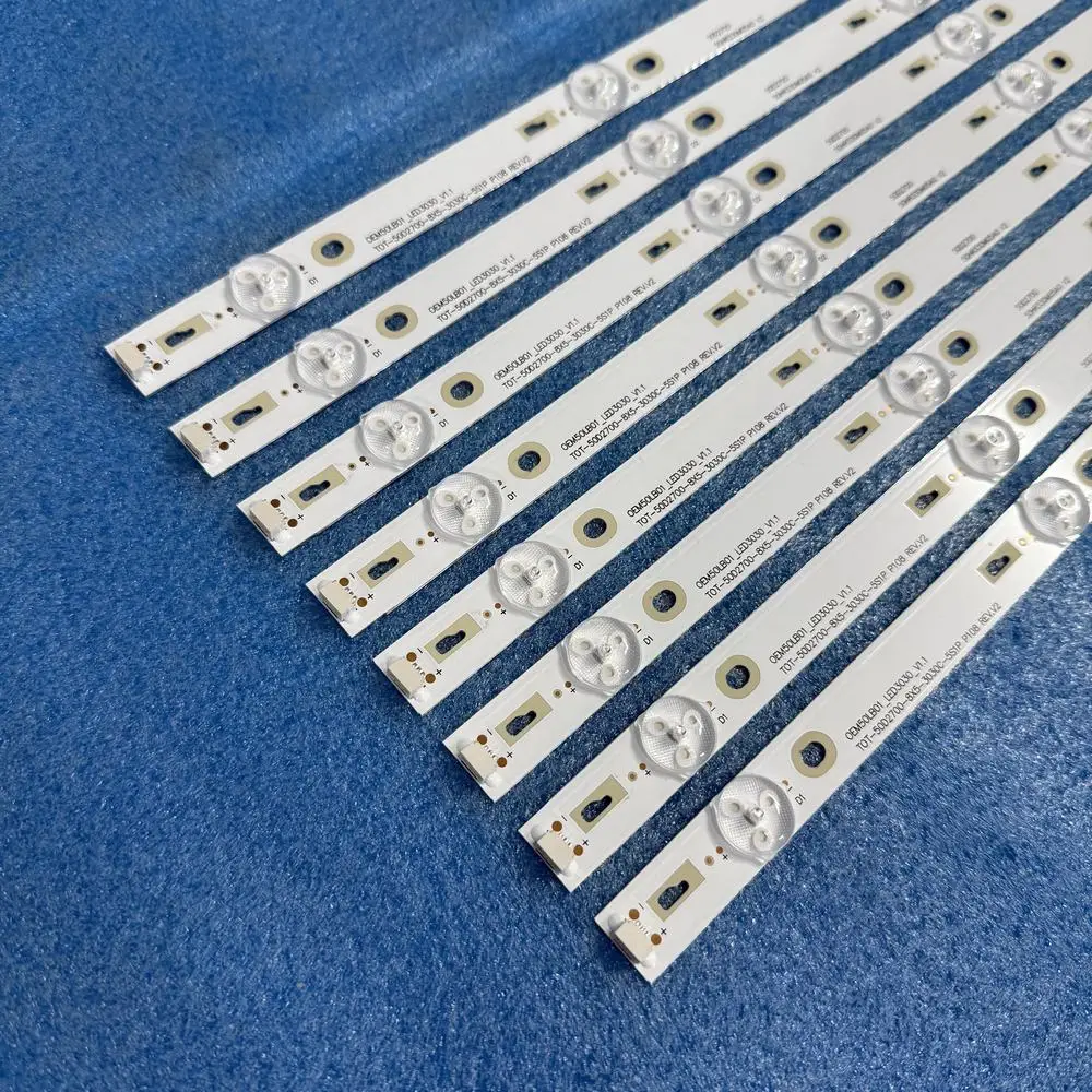 Full LED Backlight 5LED Bar for TCL 50D2700 F50S3803 LVF500NDEE 50FS3800 LED50D2720 LVF500AUOY TV 50FA3213 TOT_50D2700
