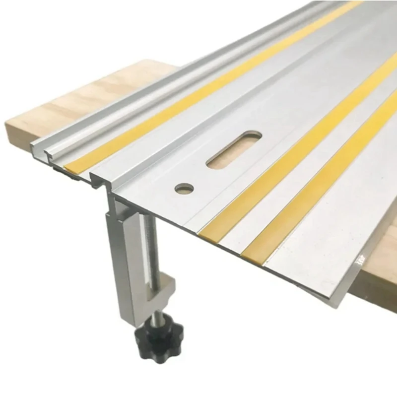 Tischklemme Universal Zaun / T-Slot / Tischkreissäge Führungsschiene Klemmen Aluminiumlegierung Feste Klemme für Holzbearbeitungswerkzeuge Zubehör