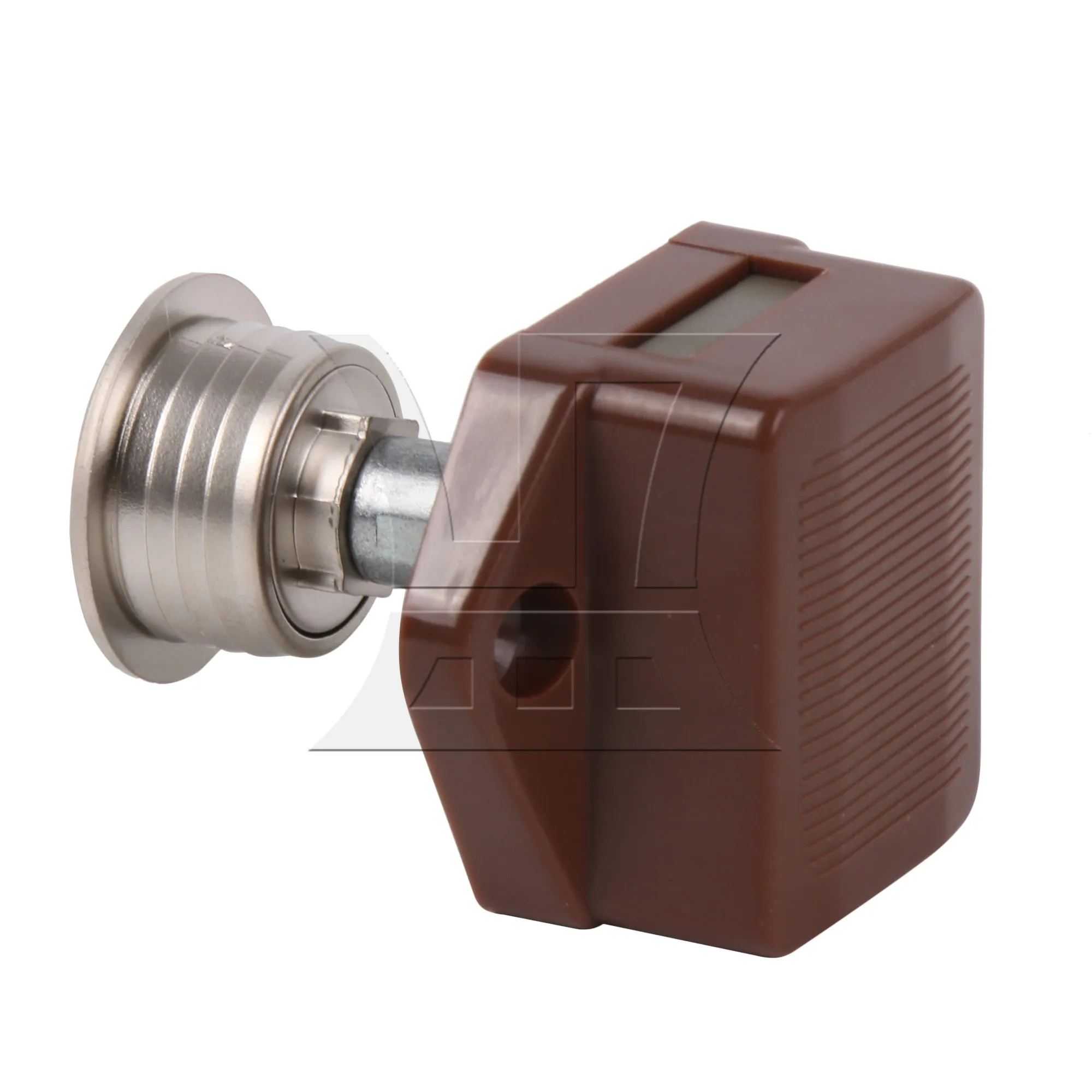 BQLZR 6 peças botão de pressão marrom botão de trava de armário para porta de armário de caravana RV