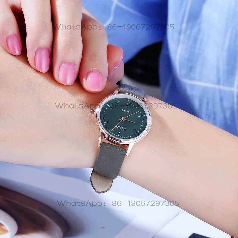 Customized watch men's and women's fashion trend college style leisure student watch European and American couple watch