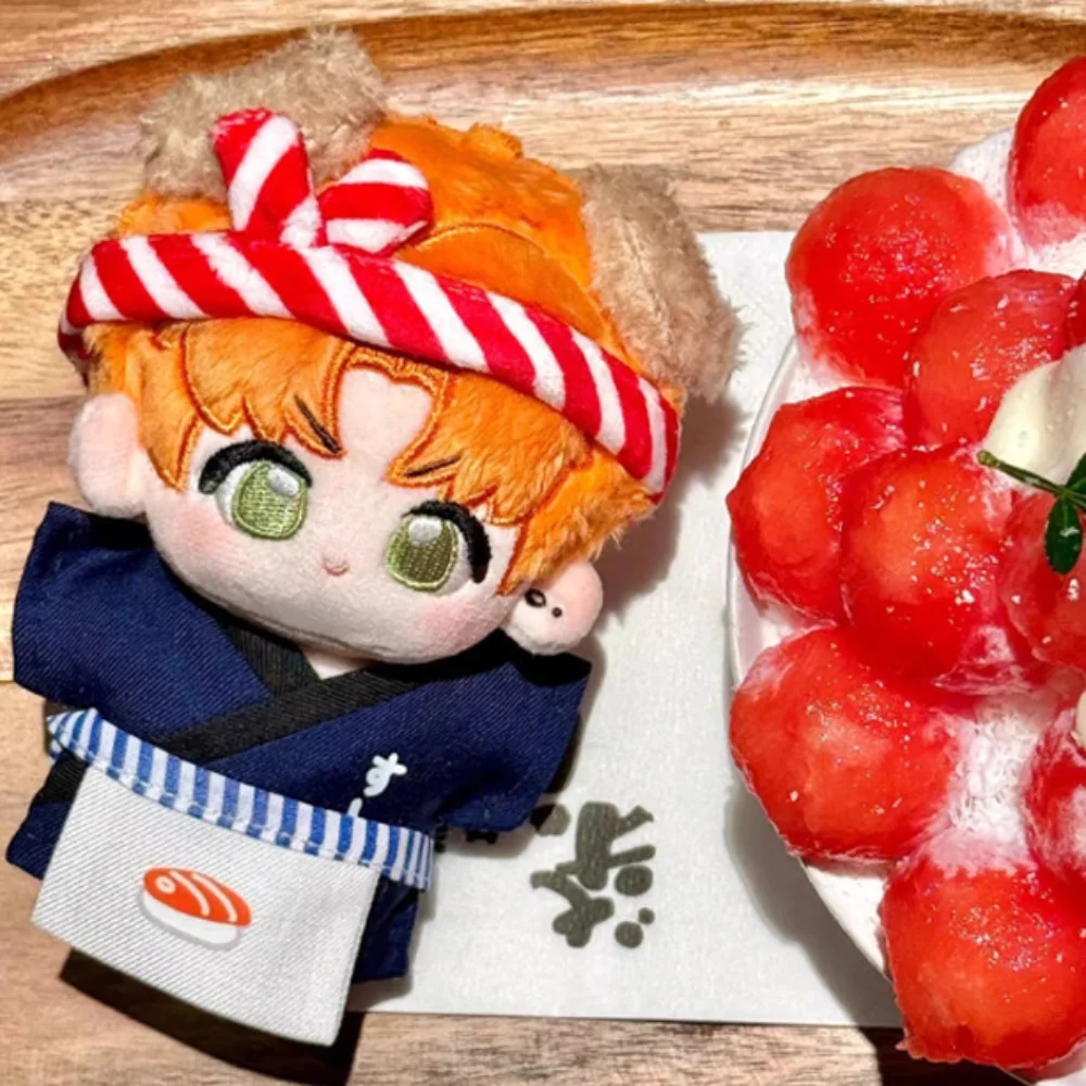 

Sushi Chef 10cm Cotton Doll Clothes Dress Up Japanese Style Doll Clothes Outfit Apron Lovely Doll Clothes Set Doll Accessories