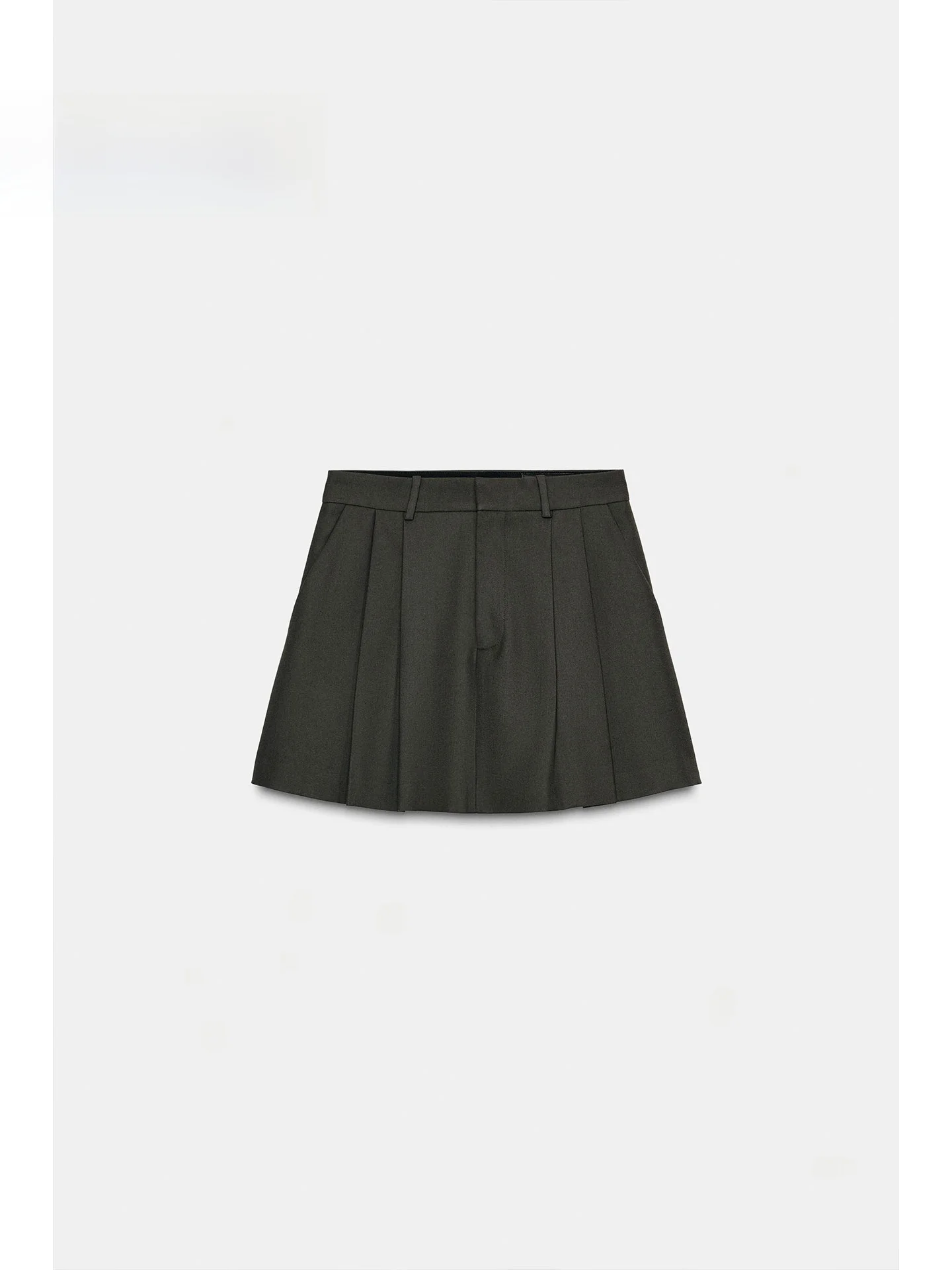 

Autumn Winter Plaid Skirt Women's Casual Sle Pleated A-Line Skirts Midi Skirts Faionable College Sle Skirts