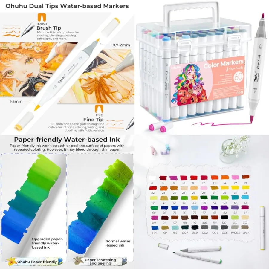 ohuhu-marqueurs-respectueux-de-la-papier-sans-pelage-a-base-d'eau-60-couleurs-double-brosse-pointes-fines-marqueurs-de-coloration-pour-livres-de-coloriage-pour-adultes-non
