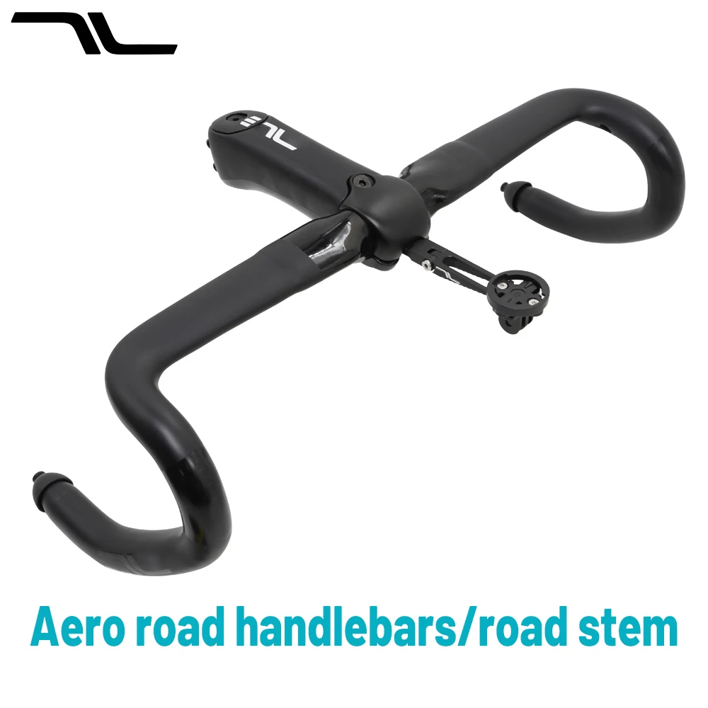 AERO Road Stem Carbon Aero Adjustable Angle 165g 31.8mm Clamp Fits Creston IC SL for Road Bikes with Accessory and Bike Mount