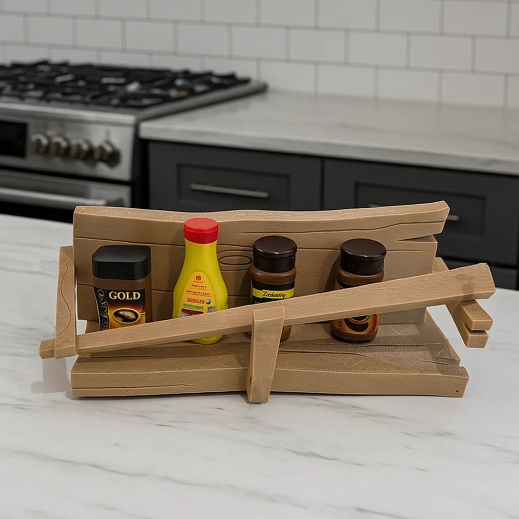 Funny Kitchen Storage Homer Simpson Spice Rack ，Kitchen Condiment Storage Rack