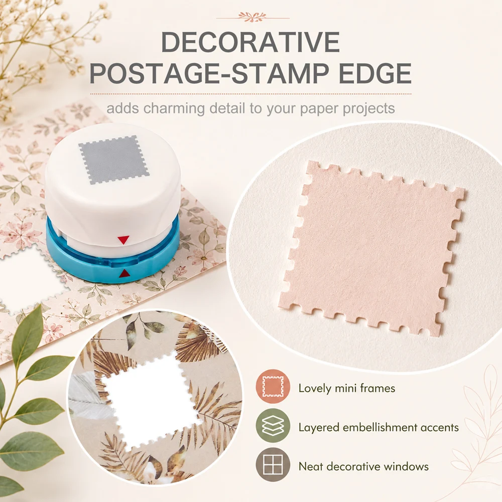 Magnetic Craft Hole Punch,1Inch Everywhere Anywhere Punch,Precise Positioning Framed Window Paper Punches for Cards Making