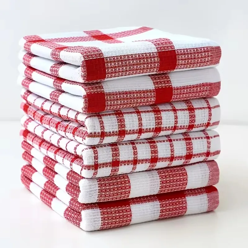 3/6/9-Piece Polyester Kitchen Towels, Highly Absorbent & Ultra-Soft, Large Dish Tea Bar Cloths for Home Cleaning, Bright Colors