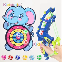 Bow Dart Board Toy For Kids Sticky Balls Indoor/Outdoor tiro con l'arco Set Party Play Game Target Shooting Toys Boy Girl regali di compleanno