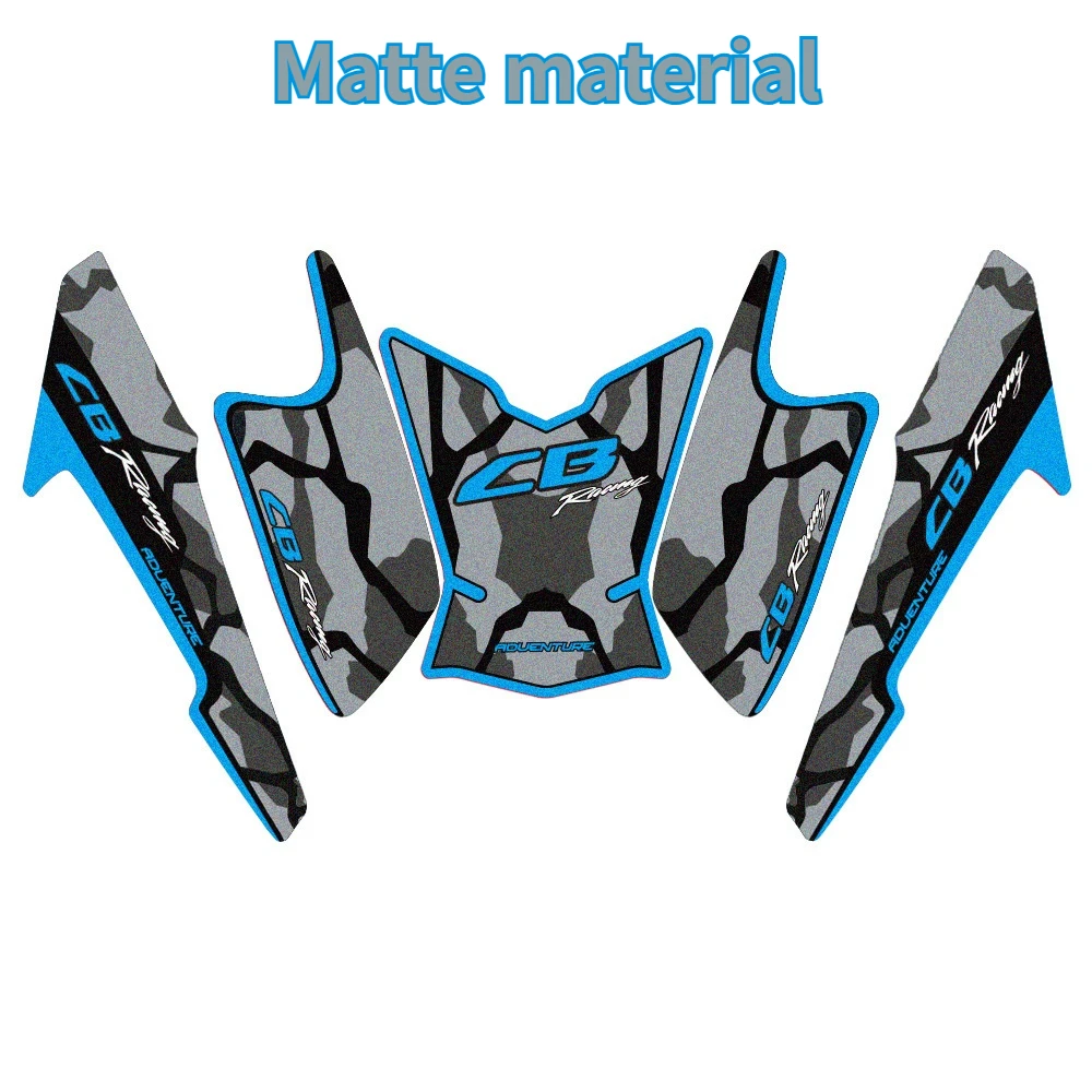 Nadaje się do HONDA CB400X CB500X Materiał matowy PVC Wodoodporna naklejka antypoślizgowa do zbiornika paliwa Modyfikacja motocykla Accessori