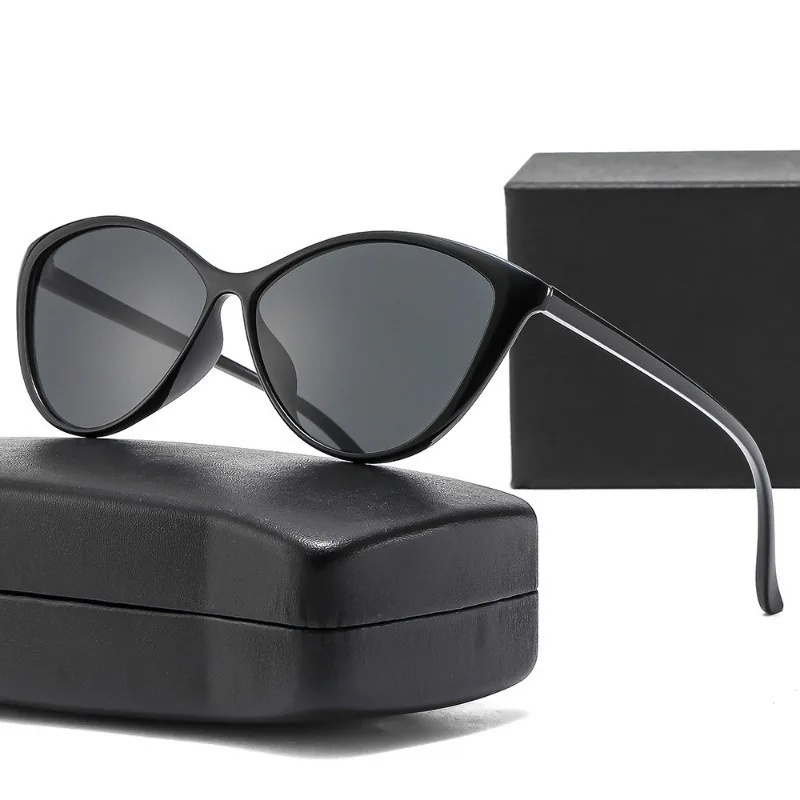 Heiße Koreanische Frauen Sonnenbrille Cat Eye Trend All-Match Brillen für Dame Anti-Uv Mode Brillen – Detail 7