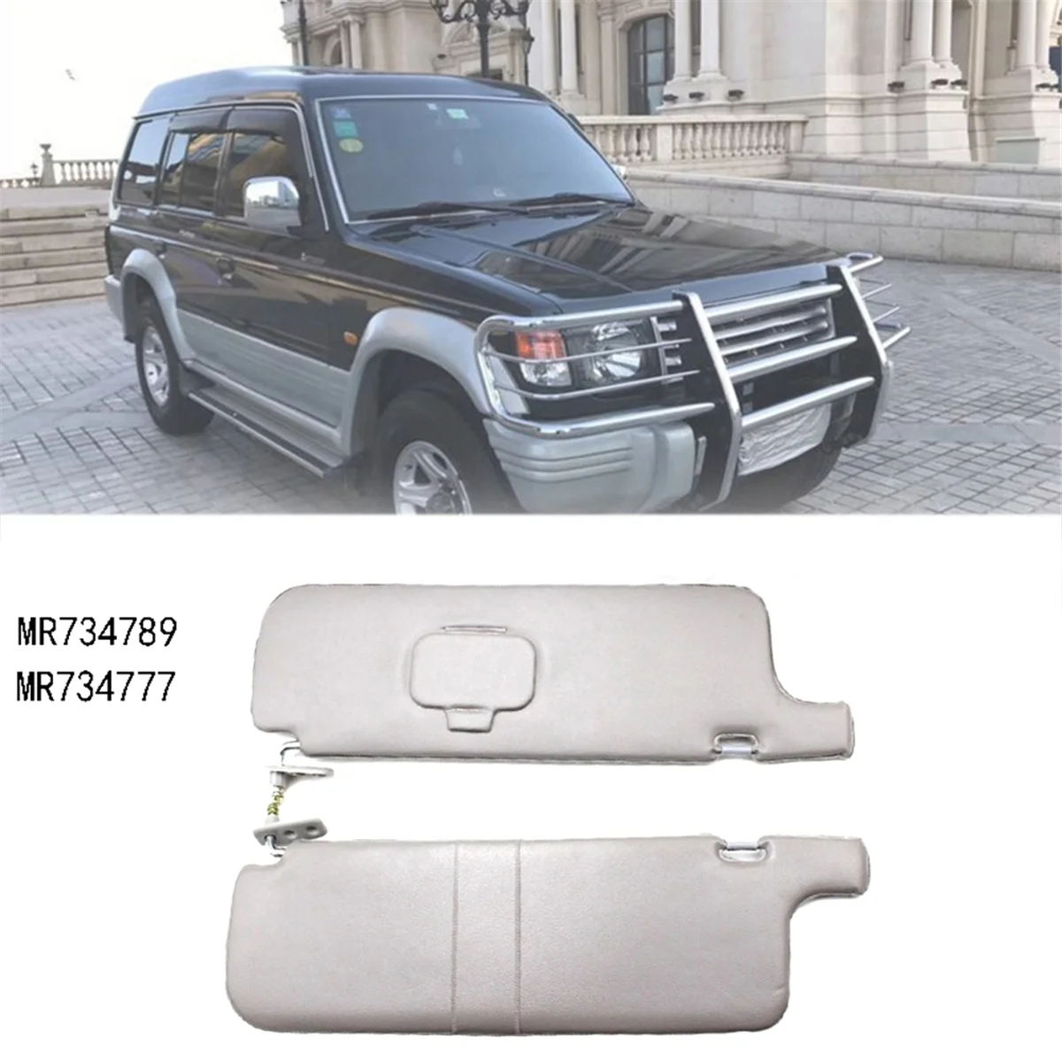 Sunshield Sunvisor Interior Sun Visor for Mitsubishi Shogun Montero Pajero V31 V32 V33 Left MR734789 Right