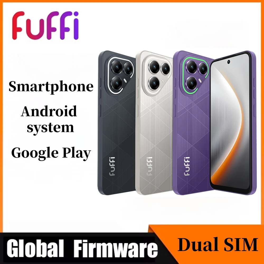 FUFFI RGB Global Version Smartphone 6GB RAM 128GB ROM 4400mAh battery 13+16MP Camera 6.67 inch 4G Network Dual SIM Android phone