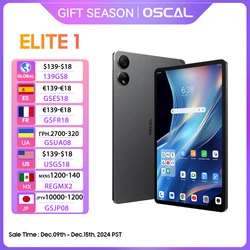 2024 OSCAL ELITE 1 Tablet Android 14 Blackview 12,1 Zoll 2,5K Display MTK Helio G99 8GB 256GB 8800mAh Akku 33W Schnellladung