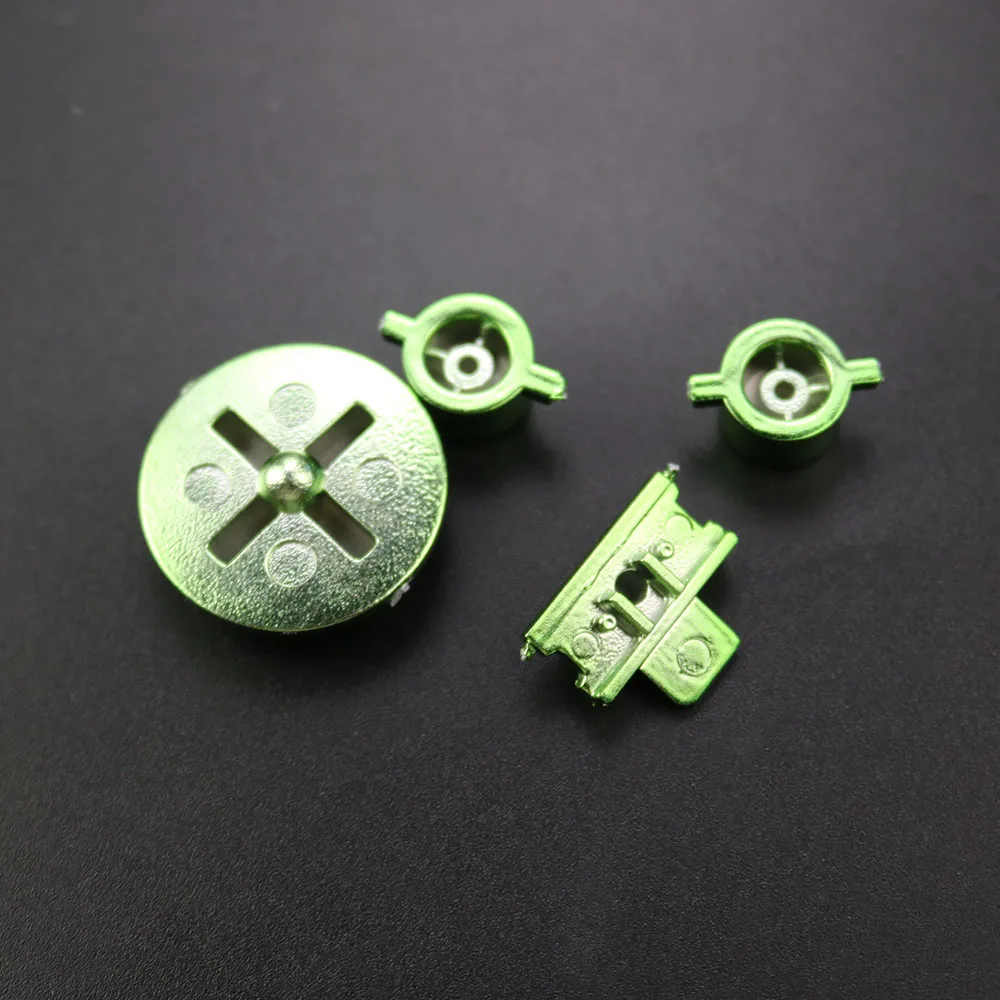 YUXI 1Set Replacement A B D-Pad Direction Keypads Power ON OFF Chrome Buttons For GB DMG Button