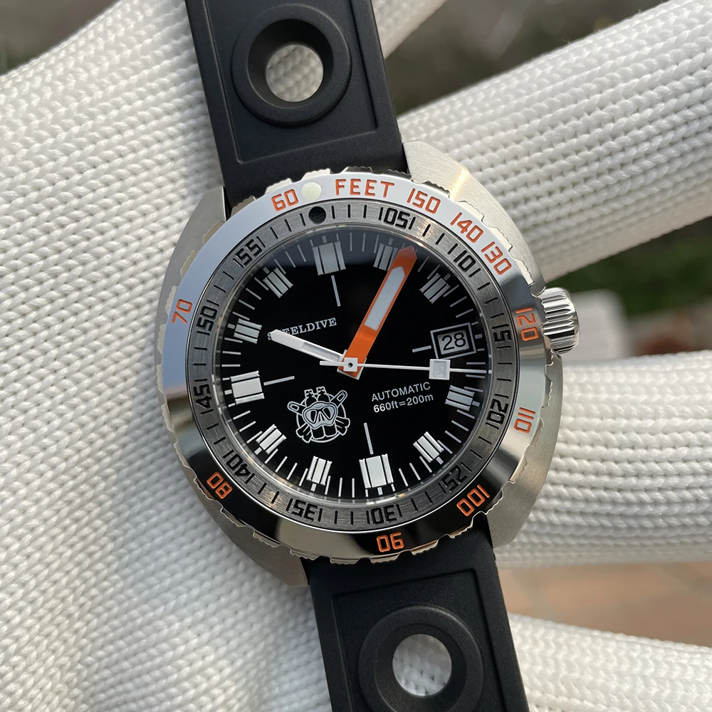 STEELDIVE SD1967 Luxe Automatisch Horloge 20Bar Waterdicht Roestvrij Staal Mannen Mechanische Horloges Sport Duikhorloge voor Mannen