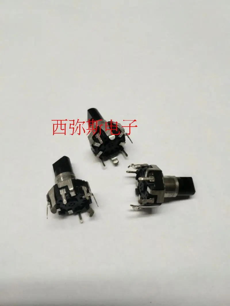 5pcs   New original encoder EC12D1564402 30 point 15 pulse with switch shaft length 15mm   instock