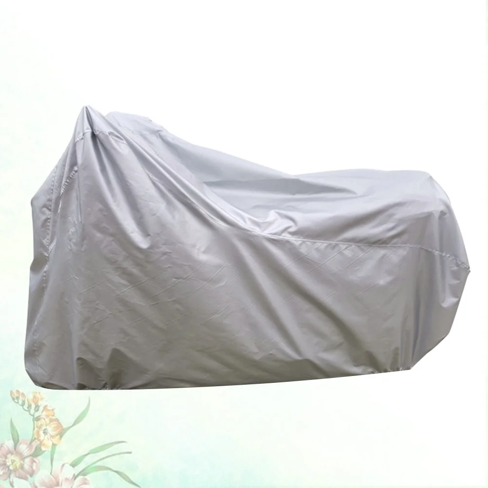 

Motorcycle Waterproof Bike Dustproof Silver-Coated Polyester Cloth Outdoor Indoor Use Full Coverage Dust Resistant Bike Cloth