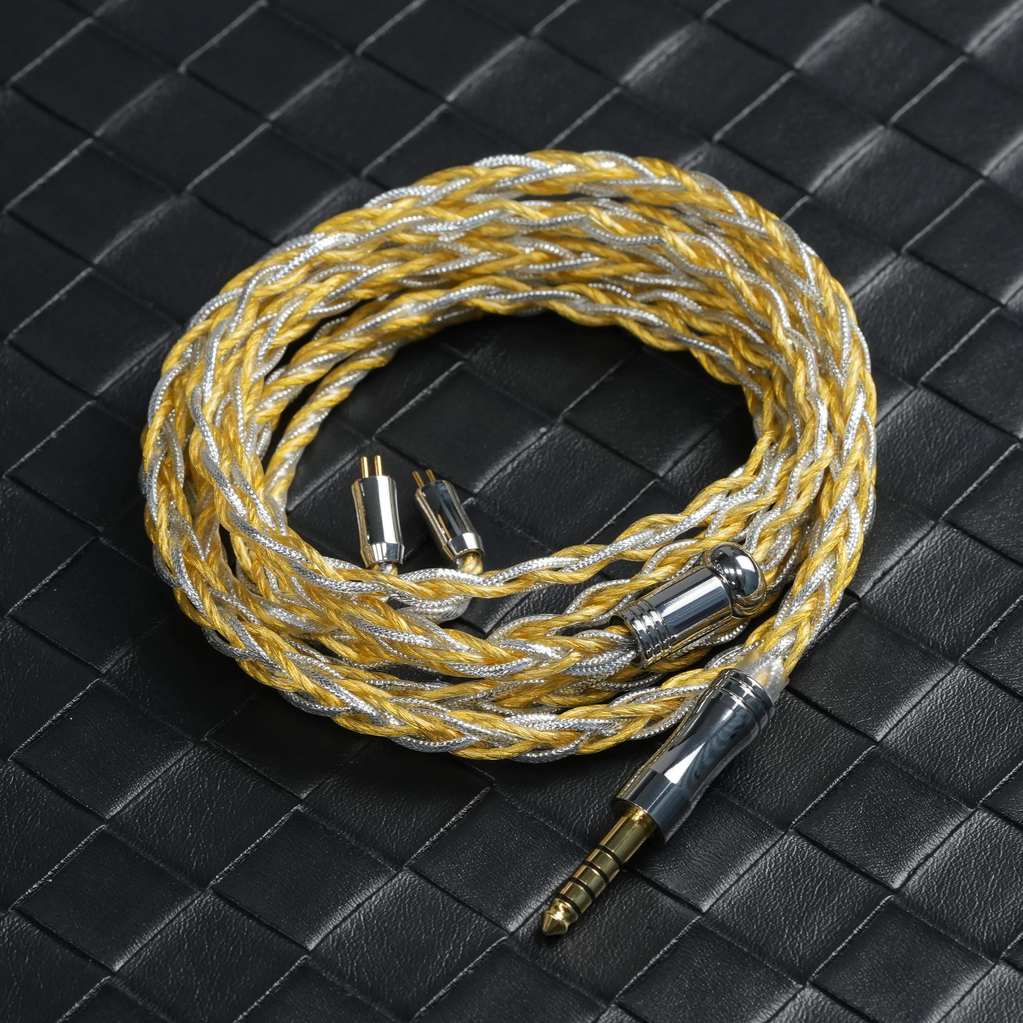 Trusted A Cable Highly conductive 7N OCC gold-plated shield + Furukawa copper Module Plug IEM Cable MMCX