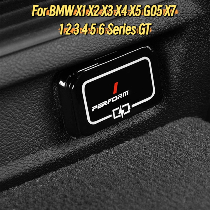 

For BMW X1 X2 X3 X4 X5 G05 X7 1 2 3 4 5 6 Series GT Car Charging Port Protection Cover Interior Decoration Sticker Accessories