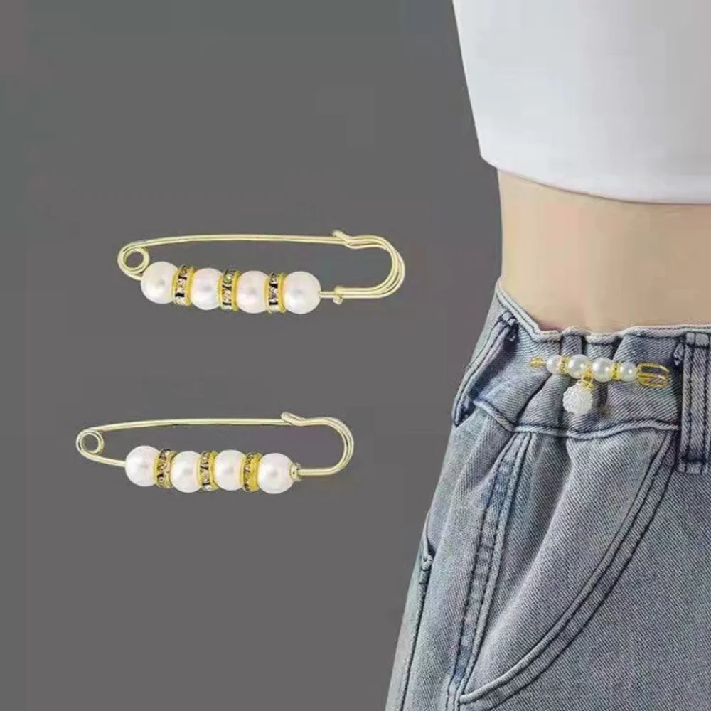 

Shawl Clips Waist Tightening Pin Waist Fixed Buckle Clothing Brooches Set Dress Shawl Clips Waist Pin Brooch Waistband Pin
