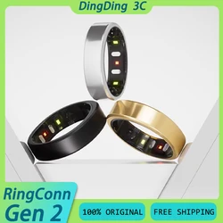 RingConn Gen 2 Smart Ring Predicting Menstrual Health Guidance Sleep Respiration Monitoring Long Battery Life Waterproof Custom