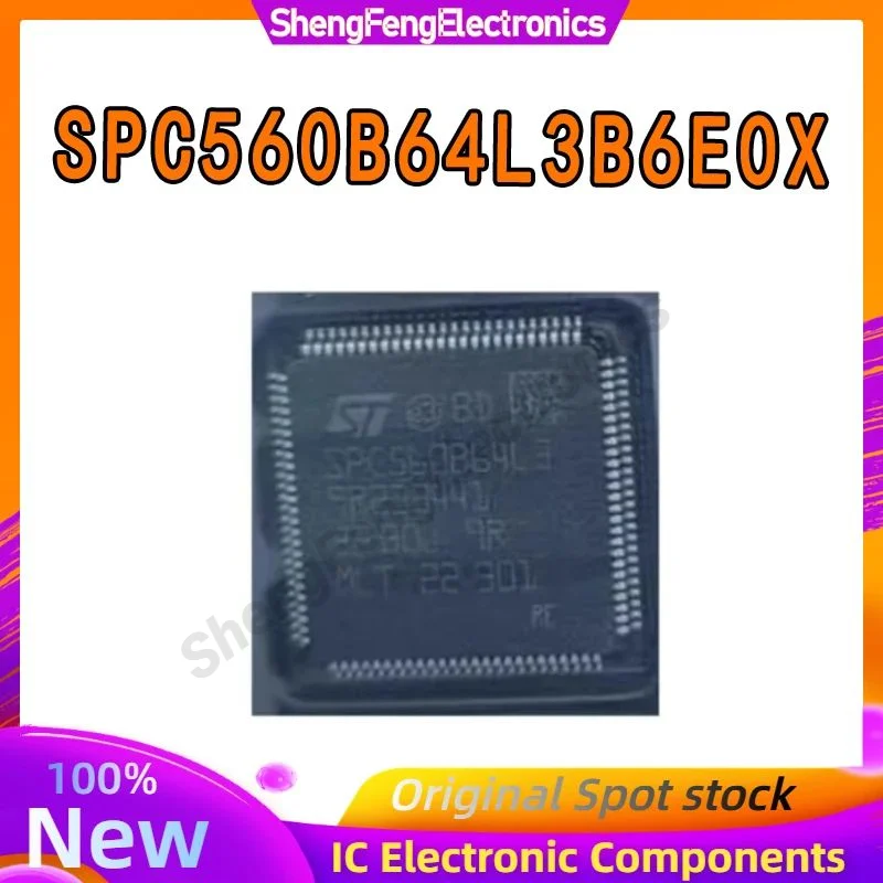 

SPC560B64L3B6E0X SPC560B64L3 QFP-100 microcontroller chip