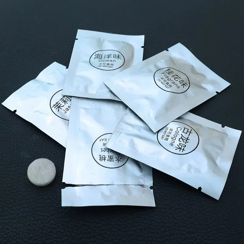 Odświeżacz powietrza do samochodu Stałe tabletki perfum Air Vent Perfumy Uzupełnienie Zapachy Wnętrze samochodu Dyfuzor perfum Akcesoria do tabletów — zdjęcie 7