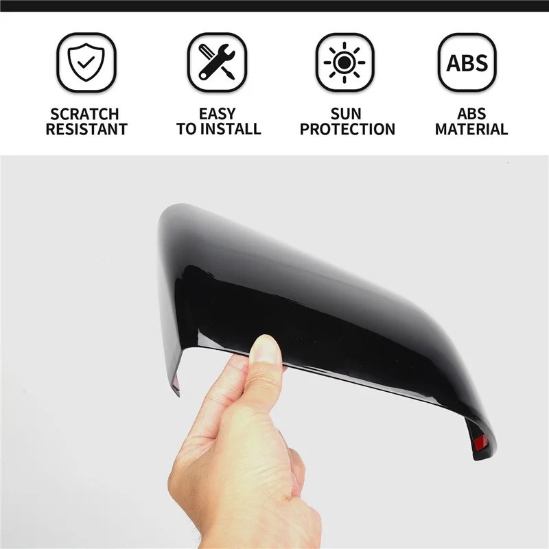 

A64P-ABS черная боковая дверь, зеркало заднего вида, накладка, сменные аксессуары для Ford Mustang 2015-2020