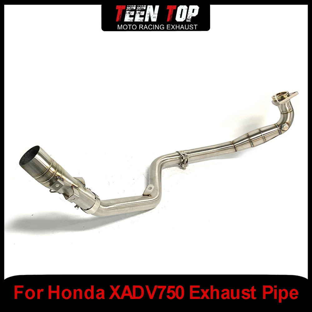 

For Honda XADV750 Front Middle Link Pipe Muffler Motorcycle Exhaust Escape Full Systems Stainless Steel Slip on 51MM