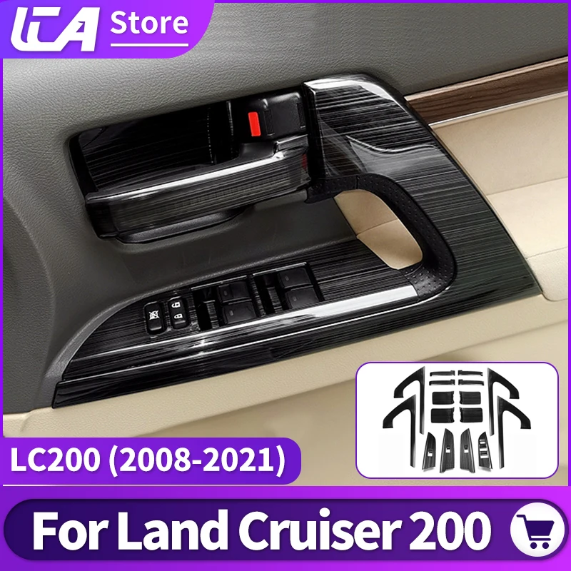 

For Toyota Land Cruiser 200 LC200 2008-2021 Interior Upgraded Decoration Accessories Stainless Steel Door Handle 2020 2019 2018