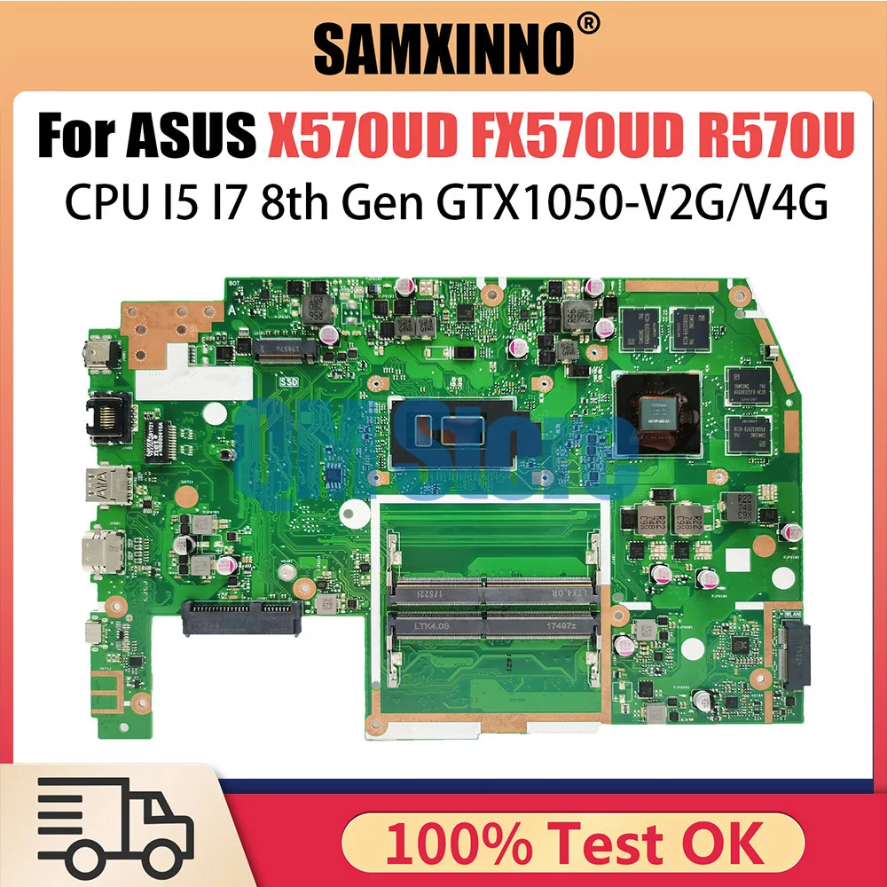 

X570UD Laptop Motherboard For ASUS FX570UD R570U YX570UD YX570U X570U FX570U Mainboard I5-8250U I7-8550U GTX1050-V2G V4G