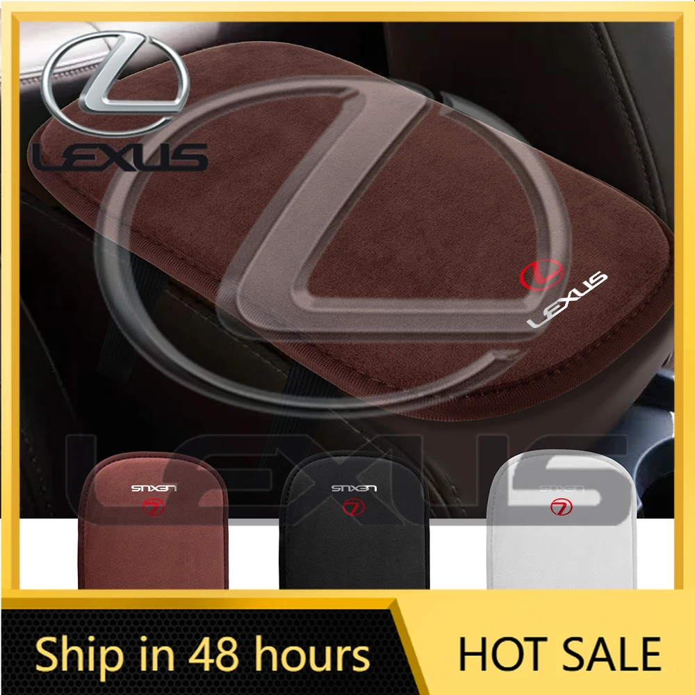 

2026 Hot Interior Stickers Car Center Console Armrest Box Mat Decoration Non-slip Fur Pad For Lexus IS IS250 IS250C IS300 IS300C