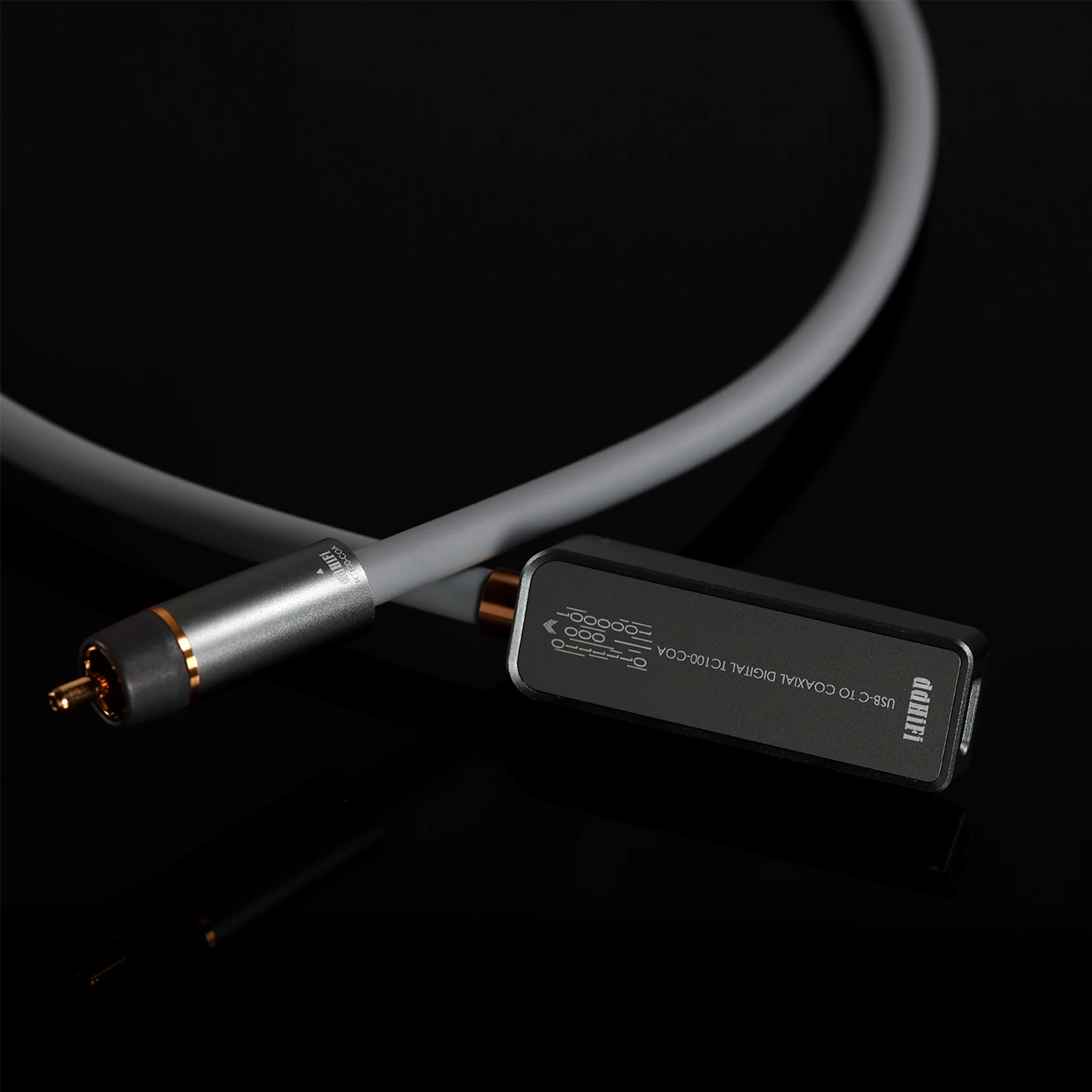 DD ddHiFi TC100-COA USB-C żeński na cyfrowy koncentryczny konwerter Audio RCA