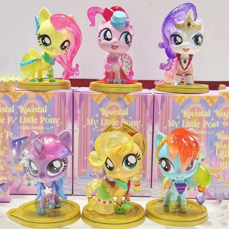 Kwistal  Little Pony Into The Gala Series Box Bag Collect Model Little Pony Toy Decor Gift For Birthday