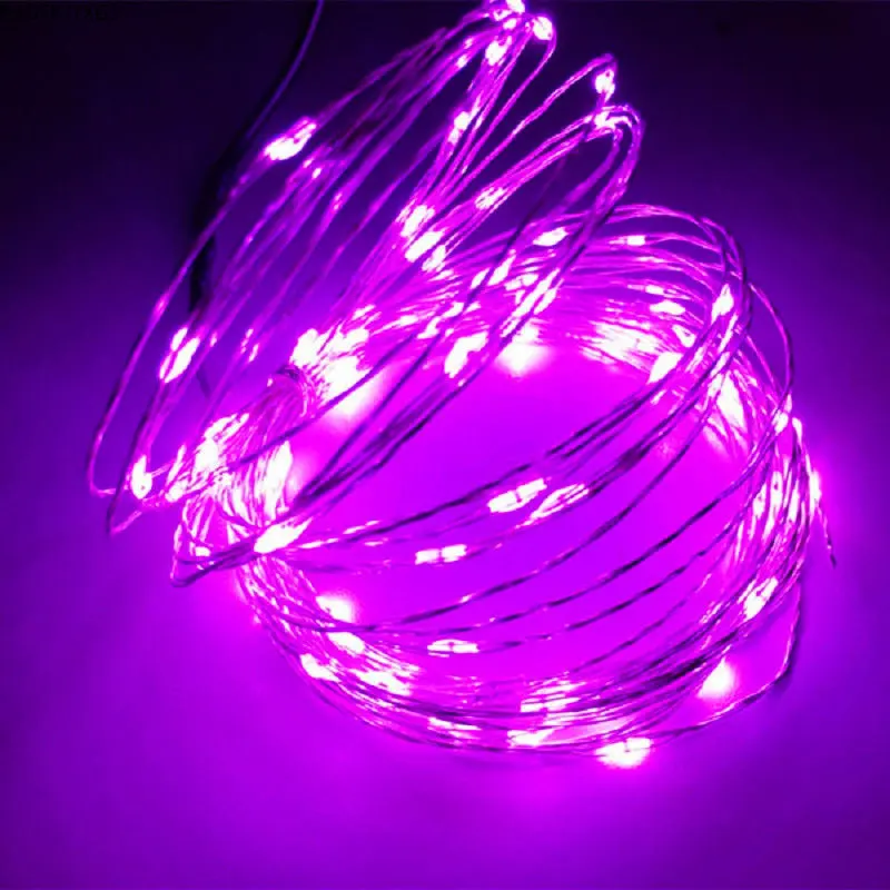 USB 5M/10M LED String Lights Copper Wire Fairy Lights For Christmas Garland Room Bedroom Indoor Wedding Decoration Lamp