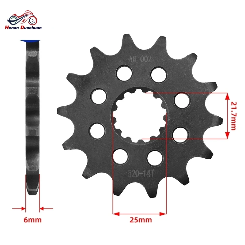 520 50T Carburized Steel Rear & 14T 20CrMnTi Forged Front Sprocket For YAMAHA YZ250 YZ250X 2016-2018 WR450 WR450F 2012-16 YZ 250