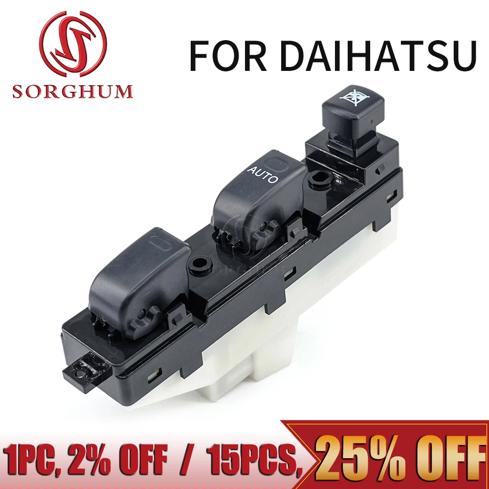 

SORGHUM For Daihatsu Terios j100 Wagon Auto Electric Power Window Master Control Switch 7PINS GLass Lifter Button Car Accessries