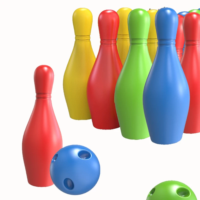 11-20 سنتيمتر البولينج الوالدين والطفل الرياضة الداخلية والخارجية لعبة تفاعلية مضحك الطفل البولينج مجموعة التفاعل الترفيه لعب للأطفال