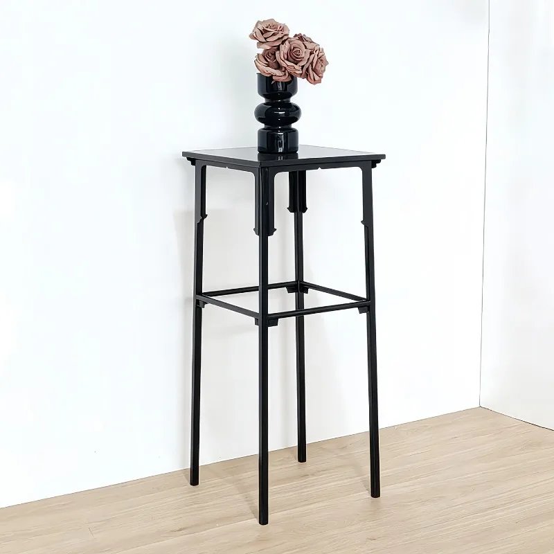 New Chinese Flower Stand, Flower Several Tea Space Shelf, Bonsai Vase Edge Several Hotel Museum Display Shelf