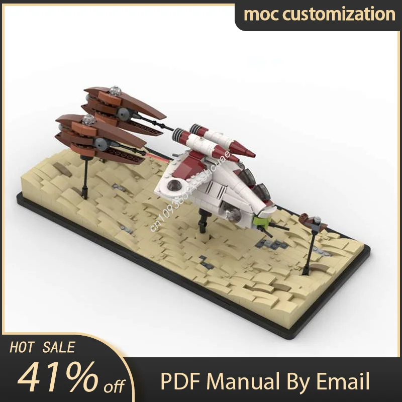 

1117PCS MOC Dooku Escape Speeder Chase Star Battle Model Building Block Diy Creative Assembly Educational Bricks Toys Kid Gift
