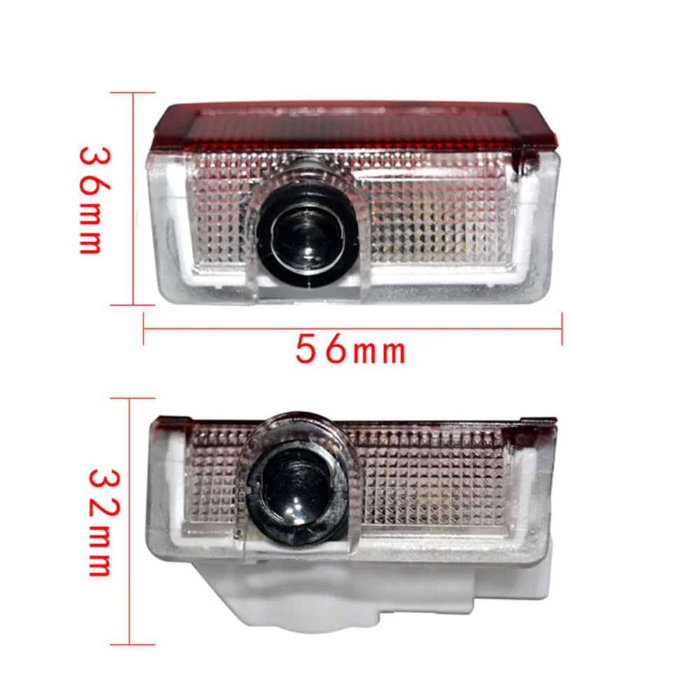 2Pcs Car Door Lights For Mercedes Benz A Class W176 A160 A180 A200 A220 A250 A45 AMG LED Projector Accessories